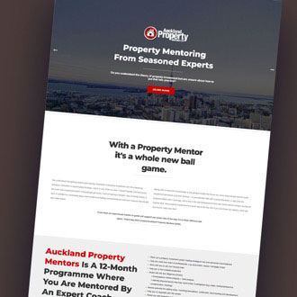 Auckland Property Mentors - On.Works Web Design Project 